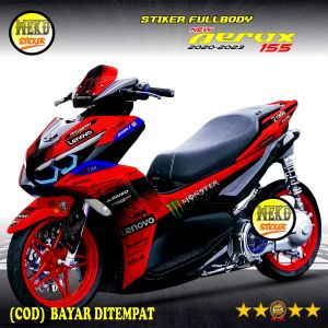 Stiker Fullbody Aerox New Desain Balap Gresini