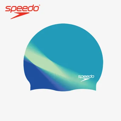 Speedo Multi Colour Silicone Cap Mayan Blue/Pale Clove/Deep Sapphire 8-06169003