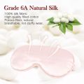 Silk Sleeping Eye Mask Cover Portable Travel Eye Patch Rest Blindfold Eye Cover For Sleeping. 