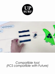 Plastic Surfboard Fins Box Converter Adapters Set Fins Key Easyly Install FUTURE System Compatibility7 Accessories