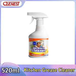 Buy 4 Get 2 Kitchen clean Oil Stain Removal 1 Bottle 520Ml Liquid Cleaner anti-Bacterial Powerful Cleaning Lasting Fragrance Quick Removal