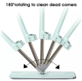 360° Washing Flat Mop Cleaner Hands Free Lazy Mop Household Clean microfiber squeeze mop  floor clean automatic dehydration. 