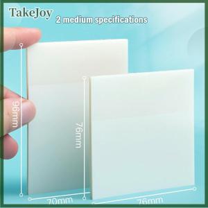 TakeJoy 50 Sheets Waterproof PET Transparent Sticky Note Memo pad Daily To Do List