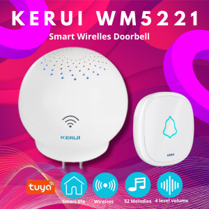 Bel Rumah Wireless Multifungsi KERUI WM5221 Tuya Smart Alarm System