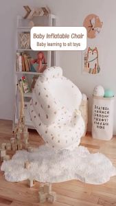 ANJOU BDREAM Multifunctional Baby Sofa Chair Inflatable for Bath Feeding and Daily Toddler Play