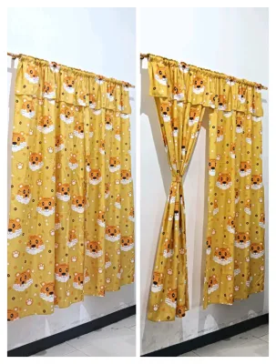 GORDEN PONI SERUT PANJANG 2 METER JENDELA PINTU KAMAR RUANG TAMU MOTIF PALING LARIS NO 1