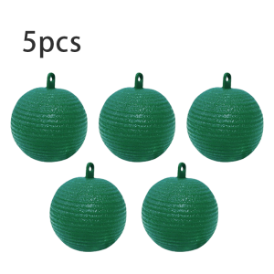 5pcs Hanging Fly Trap Ball 8cm Disposable Fruit Flies Killer Waterproof Fly Catcher Outdoor Garden