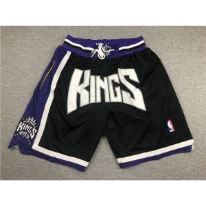 Shorts Lakers LeBron Raptors Magic Heat NBA Vintage Distressed Pocket Pants Training Pants