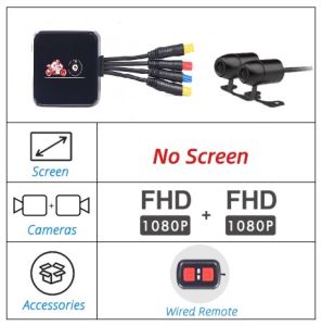 VSYS SYS Dual 1080p FHD motorcycle DVR wifi camera waterproof Dash Camera front and rear view Motor recorder