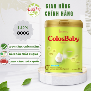 Sữa non Colosbaby Gold vị thanh nhạt 0+/1+/2+ 850g