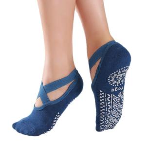Women Non-Slip Yoga Socks For Backless Fitness Pilates Breathable Ballet Foot Sock Ladies Sport Gym Sock Dance Slipper