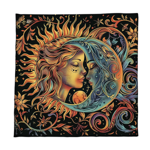 Multifuntional Velvets Tarots Tablecloth Soft Long Wearing Fabric Altar Cloth Foldable Design Suitable for Readings