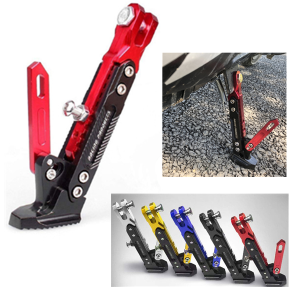 (19-25cm) Motorcycle Adjustable Height Side Stand CNC Foot Bracket Side Stand Motorcycle Accessories Modification Foot Kickstand Durable Adjustable