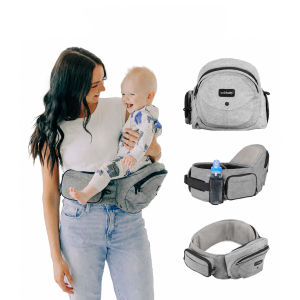 MilaNest Hip Seat Baby Carrier Ergonomic Breathable Multifunctional Baby Carrier with Hip Seat Newborn to Toddler