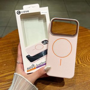 (ส่งจากไทย) เคสแม่เหล็ก ลายหนัง iPhone 11 12 13 14 15 16 17 Plus Pro Max