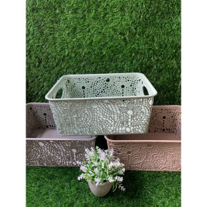 Keranjang Eriko Rotan Motif Serbaguna