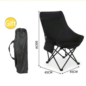 Folding chair high -back round chair camping folding chair portable outdoor chair