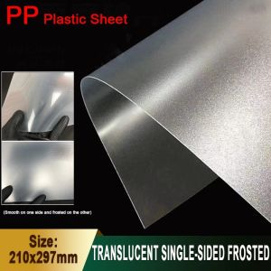 5/10/15/20Pcs PP Plastic Sheet Board Single-sided Frosted Translucent Sheet PVC Thin Plastic DIY Model Material Thick 0.4mm~2mm