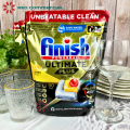 Finish Ultimate Plus All In One Lemon 90 Tabs (Packaging May Vary) Dishwashing Tabs. 