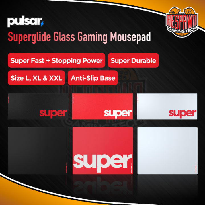 Pulsar Superglide Glass Mousepad | Lazada