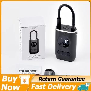 Rechargeable Electric Air Pump – 12V Smart Display Multifunctional Inflator for Tires & Beds