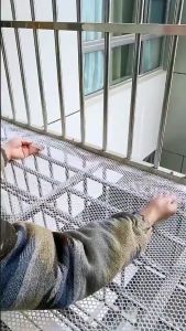50cm & 1m Plastic Safety Net Balcony Railing Protection Net Halang Kucing Masuk PE Mesh Plastik Jaring Pagar  Cat Mesh for Gate