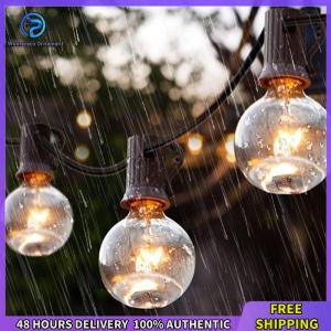 【Clearance sale processing】 Solar G40 String Lights Outdoor Waterproof Shatterproof Bulbs for Garden and Party Decoration