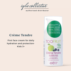 TOOFRUIT Crème Tendre | My Face Cream 3+ | Gentle hydrating kids face cream | Safe for sensitive skin use dry patches