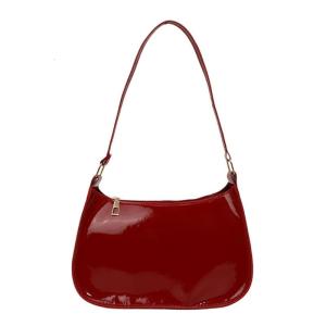Stylish PU Leather Evening Purse Small Shoulder Bag for Party Wedding Cocktail Armpit Purses Womens Night Out Bag