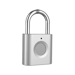 Smart Fingerprint Padlock Mini Lock with Keyless Biometric Love Lock for Couples Suitable for Gym Locker School Bag Suitcase