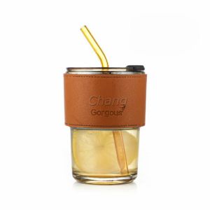 Chang แก้วน้ำ แก้วกาแฟ  400ml สไตล์มินิมอล ทนความร้อนได้ดี  พร้อมส่ง  Coffe cup