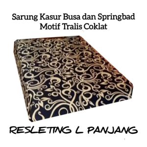 SARUNG KASUR BUSA RESLETING PREMIUM MOTIF BAHAN TEBAL ADEM URUNG BUSA/URUNG MATRAS