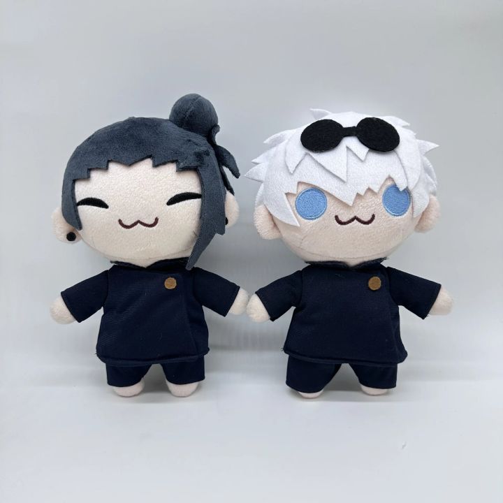 20cm New Jujutsu Kaisen hand puppet plush toy Toys Cute Soft Stuffed Gojo And Geto Pillow Dolls For Kid Birthday Christmas Gift