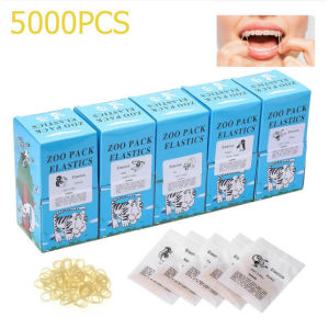 Rubber Elastics 5000 pieces per Box Zoo Pack