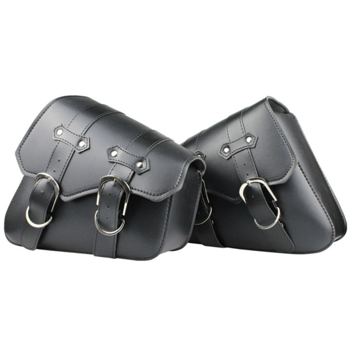Motorcycle Side Swingarm Bag Waterproof Saddlebag Swing Arm