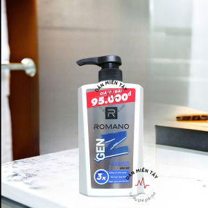 Dầu Gội & Tắm Gội 2in1 Romano Gen Z 420g – Sạch Da Thơm Lâu Phong Cách Nam Hiện Đại