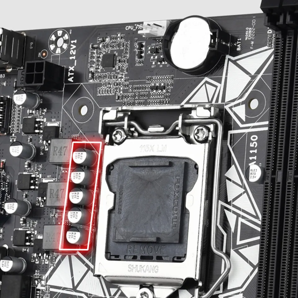 H81A Computer Motherboard Support SATA NVME