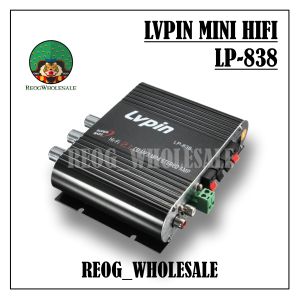 Power Amplifier LVPIN Mini HiFi Stereo Ampli Treble Bass Booster subwofer murah 12V 20W 2.1 channel