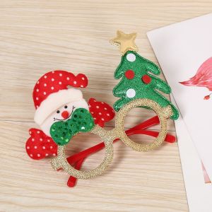 คริสต์มาสแว่นตากรอบบรรยากาศอุปกรณ์ประกอบฉากภาพพรรคอุปกรณ์เสริม