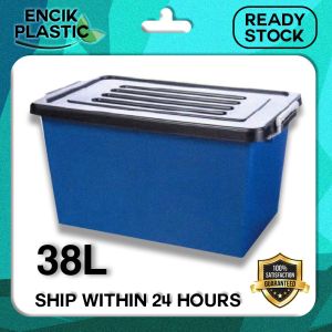50L Storage box / Kotak Simpanan Roda / Color Storage Box / 50L / Storage box / Big Storage box (Bubble Wrap Included)
