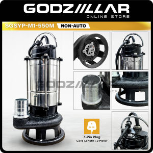 (Japan) Sega Submersible Drainage Water Pump | Sewage Submersible Pump 550W | Pam Kolam Ikan | Non-Auto