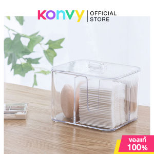 NaChuan Cosmetic Cotton Swab Box #Transparent กล่องเก็บสำลี