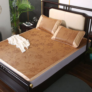 READY STOCK Tatami Carpet Japanese Rattan Mat Bamboo Tikar Buluh Summer Mat Carpet Rattan Floor Mats Carpets Carpet Rug Living Room Home Decor Tatami Anti Slip floor mat/Tatami Carpet/Karpet