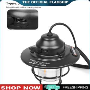 [ZENLEA6]Emergency Light Lantern 1200mAh LED Chandelier Light IPX4 Waterproof Stepless Dimming Type C Charging for Fishing Hiking