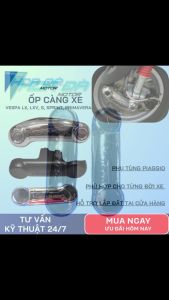 Ốp Càng Xe Vespa LX LXV S ET Sprint Primavera Sprint ABS Ốp Càng Xe Màu Đen và Mạ Crome Chính Hãng-Trang Trí & Bảo Vệ