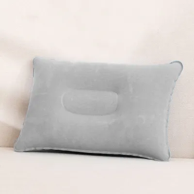 (SG STOCK) Portable Travel Foldable Air Pillow Air Inflation Pillows Outdoor Camping Tent Camping Cushion Headrest