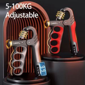 DVFDA Wrist Increase Strength Adjustable Hand Grip Ergonomic Design Spring Hand Grip 5-100kg Hand Gripper Fitness Training Improve Strength Hand Strengthener Arm Muscle Wrist Train