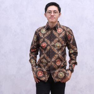 Kemeja Batik Pria Lengan Panjang & Furing Pakaian Kerja