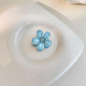 DK Mall High Quality Crystal Flower Small Clip Bangs Side Clip Childrens Braided Hair Cute Diamond-Studded Small Hair Clip