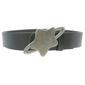 Thời trang khóa hình sao vành đai cho phụ nữ cô gái và cổ điển cho nữ màu trơn eo trang trí da PU có thể điều chỉnh Sash